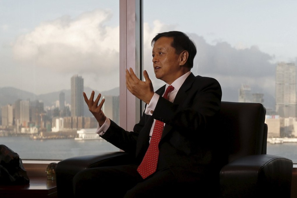 Hong Kong Exchanges and Clearing Chief Executive Charles Li speaks during an interview on November 17. Photo: Reuters