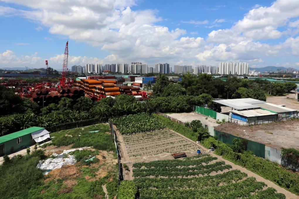 The Hung Shui Kiu New Development Area will see some 190 hectares of brownfield sites cleared. Photo: David Wong