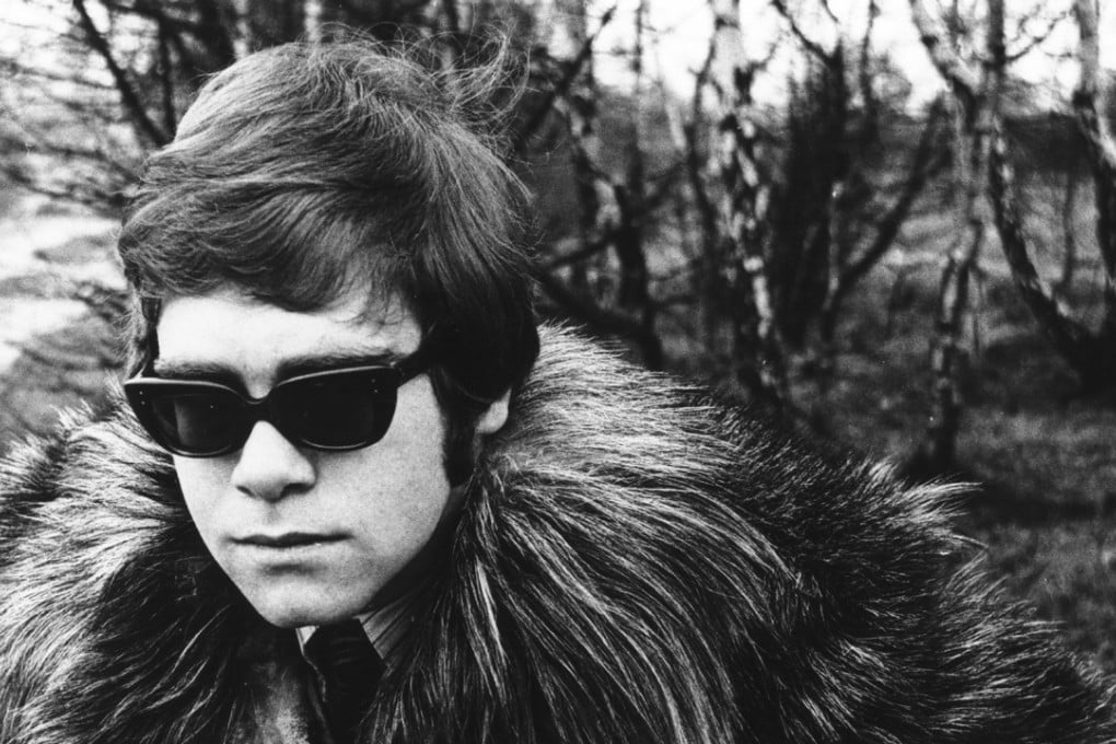 Elton John on Hampstead Heath in London in the late 1960s, at the start of his career. Photo: Redferns
