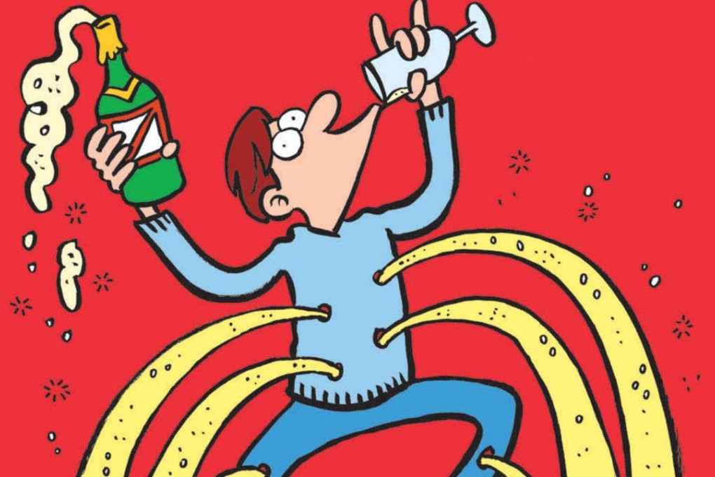 The cover of the latest edition of Charlie Hebdo which features its satirical take on the November 13, 2015 terror attack in Paris. Photo” AFP