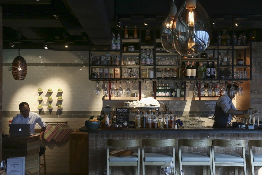 Interior of El Mercado on Hennessy Road in Wan Chai.
