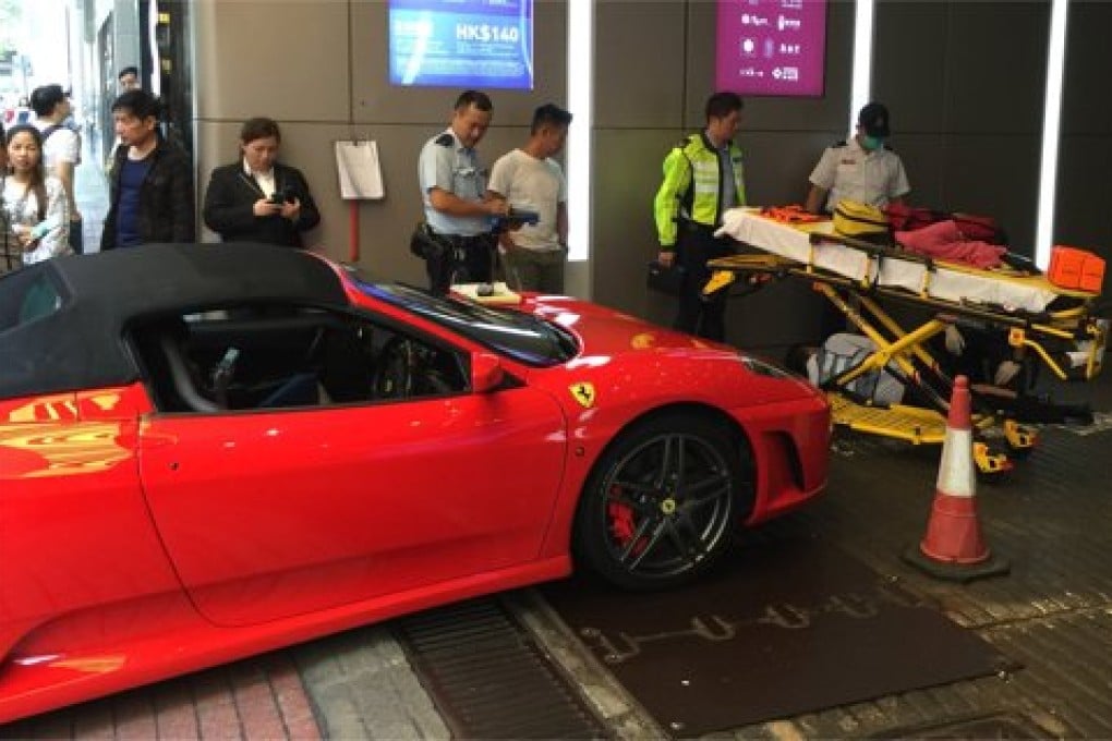 Hong Kong security guard struck down by luxury Ferrari outside TST mall