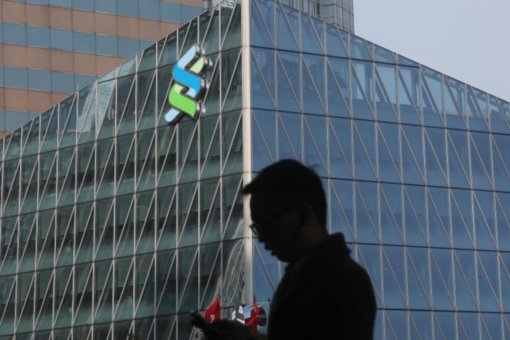 The logo of Standard Chartered bank is seen in Hong Kong’s Central business district. Photo: Sam Tsang