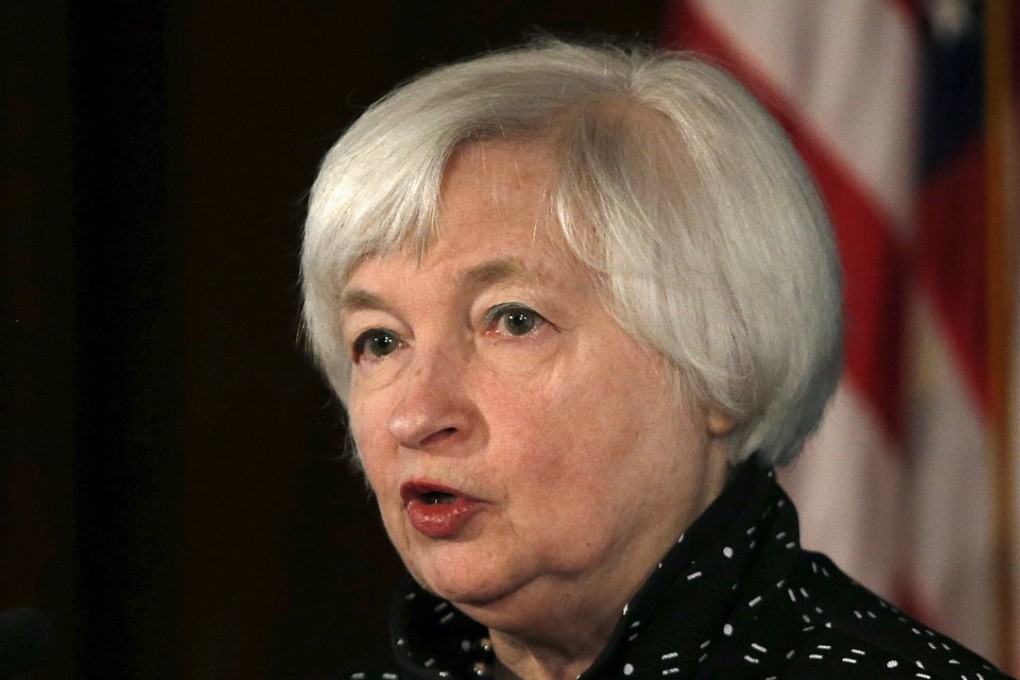 Federal Reserve Chair Janet Yellen delivers remarks at the Federal Reserve Conference on Monetary Policy Implementation and Transmission in the Post-Crisis Period in Washington on November 12. Photo: Reuters
