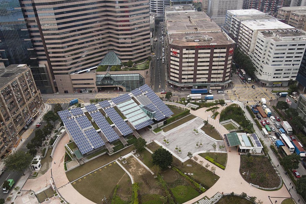 An area of industrial and residential buildings in a district in Hong Kong, China. Photo: Xinhua