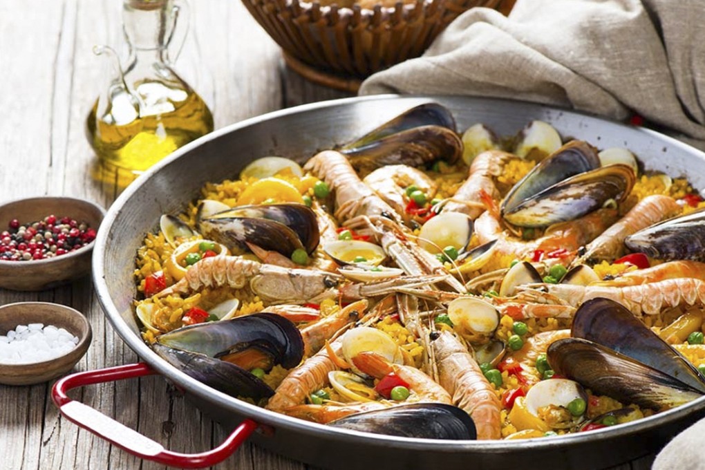 Cafe Rivoli's seafood paella.