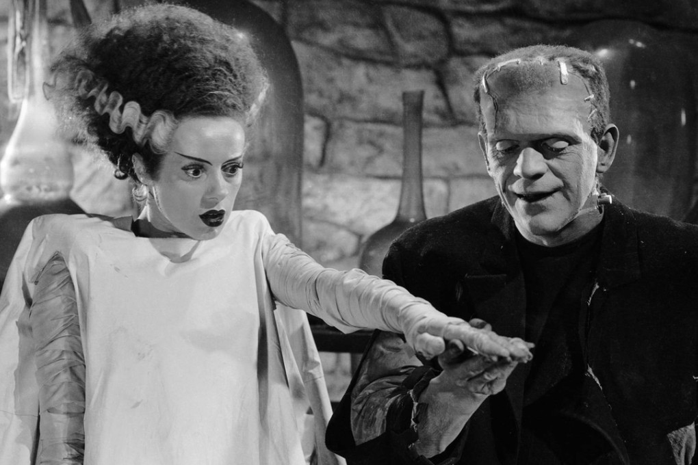 Still from The Bride of Frankenstein, the greatest Frankenstein film ever.
