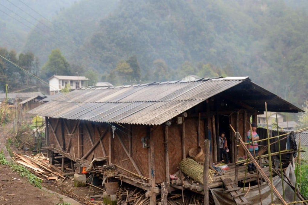A shabby house in a village in Yunnan province. Some 70.2 million people in rural areas live below the poverty line in China. Photo: Xinhua