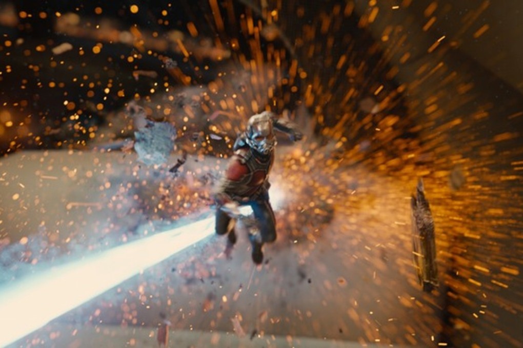 Ant-Man goes subatomic to achieve the impossible in the eponymous Hollywood movie based on the popular Marvel Comics superhero. Now a team of Chinese and other scientists claim to have made a breakthrough in how robots can deal with nano-sized objects. Photo: Handout