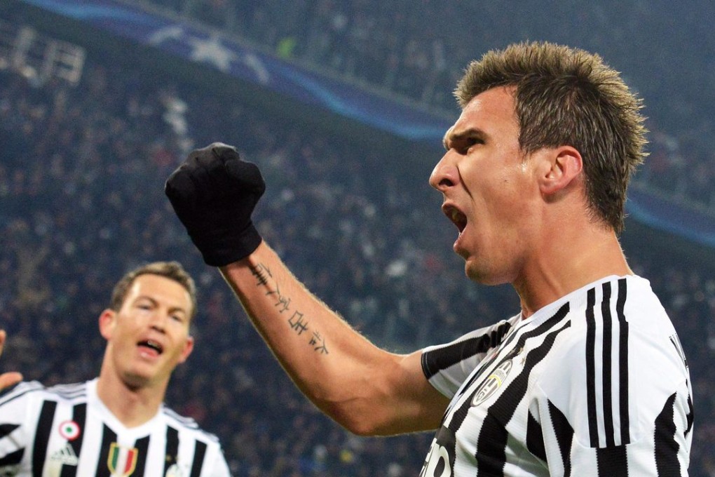 Mario Mandzukic celebrates. Photo: EPA