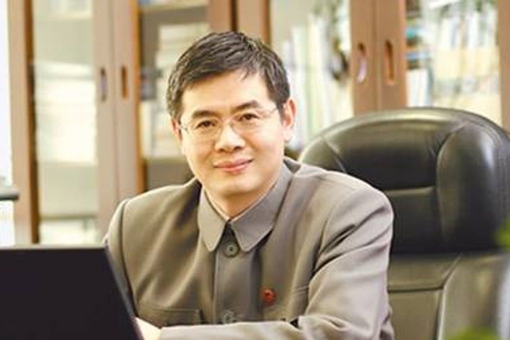 Loongson Technology’s Hu Weiwu believes his firm’s creations will be able to rival mainstream chips in another 15 years. Photo: SCMP Pictures.