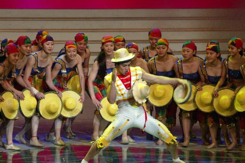 Performers from the People’s Liberation Army’s (PLA) arts troupe hold a dress rehearsal at the Hong Kong Coliseum. Photo: Martin Chan