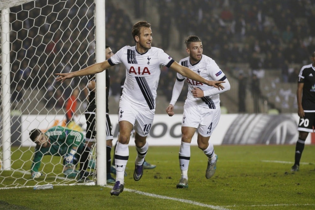 Harry Kane celebrates his goal. Photo: Reuters
