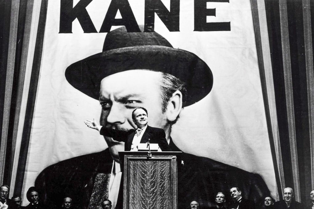 Welles in Citizen Kane, his masterpiece, created when he was just 26.