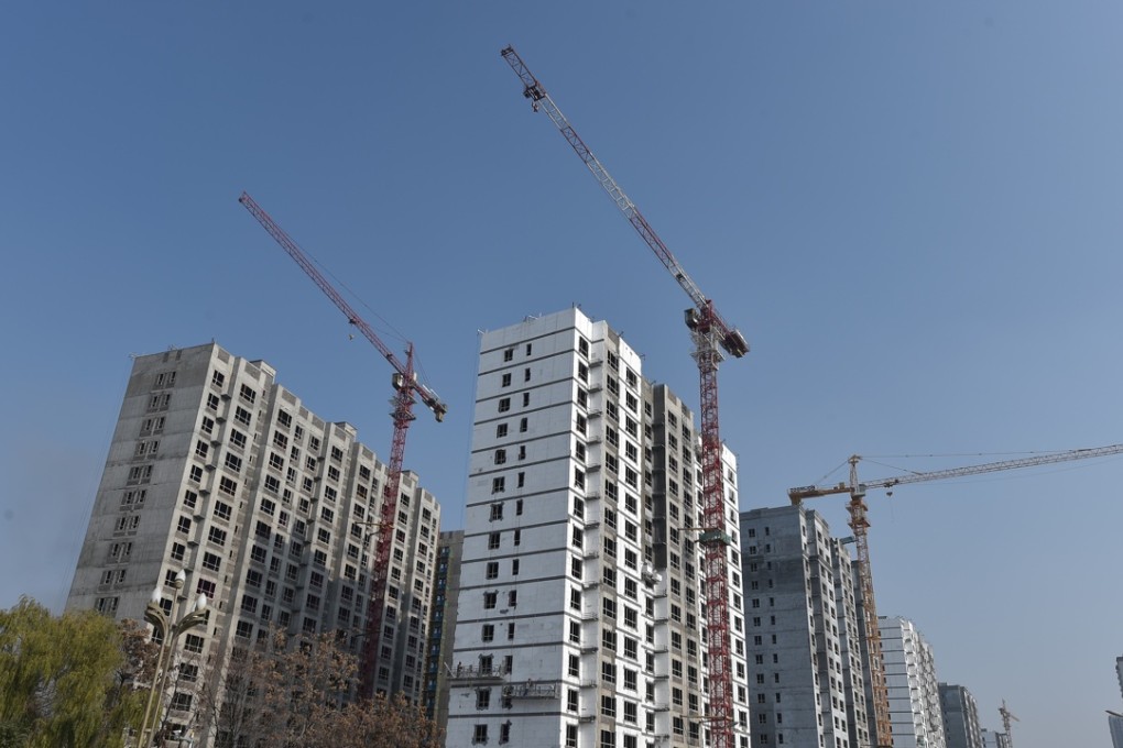 A file photo showing residential buildings under construction in Yinchuan, capital of northwest China's Ningxia Hui Autonomous Region on November 18. Photo: Xinhua .