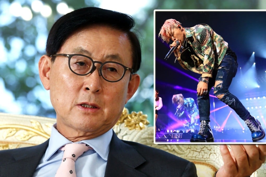 South Korean Consul General Kim Kwang-dong was initially surprised that Korean wave had a huge following in Hong Kong. Inset: A member of Big Bang. Photo: Dickson Lee