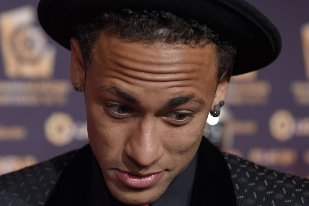 Neymar at La Liga;s player of the year awards. Photo: AFP