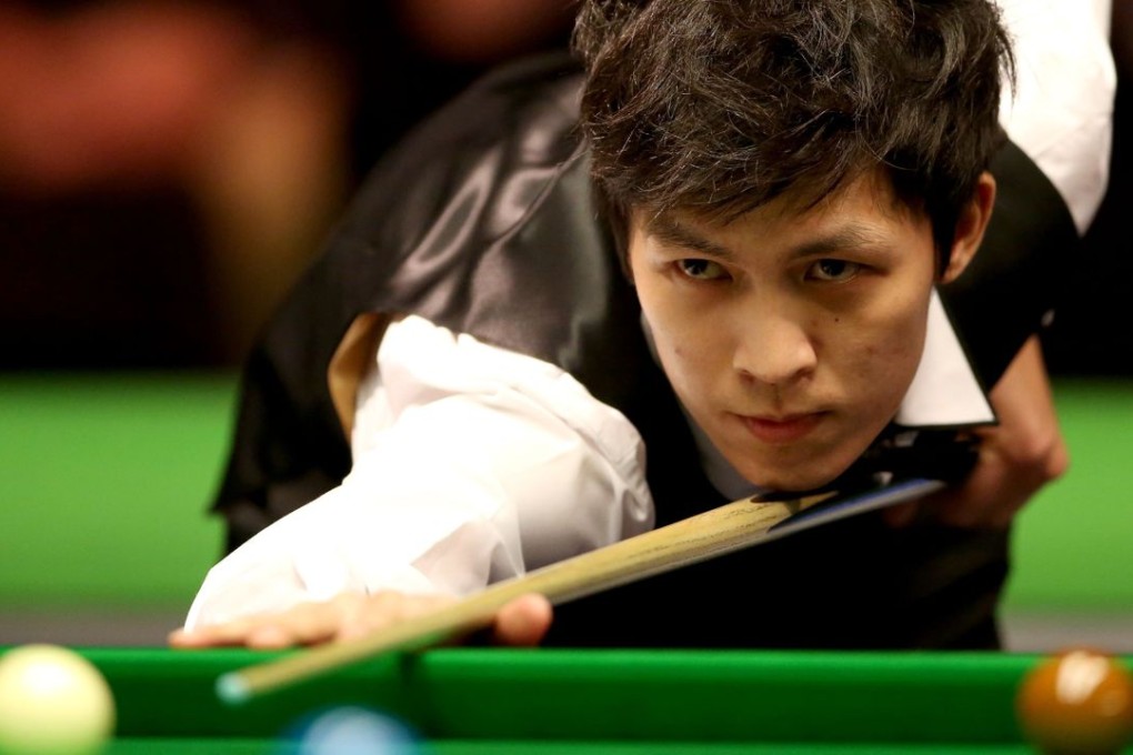 Thepchaiya Un-Nooh plays a shot during his match against Australia's Neil Robertson. Photo: AP
