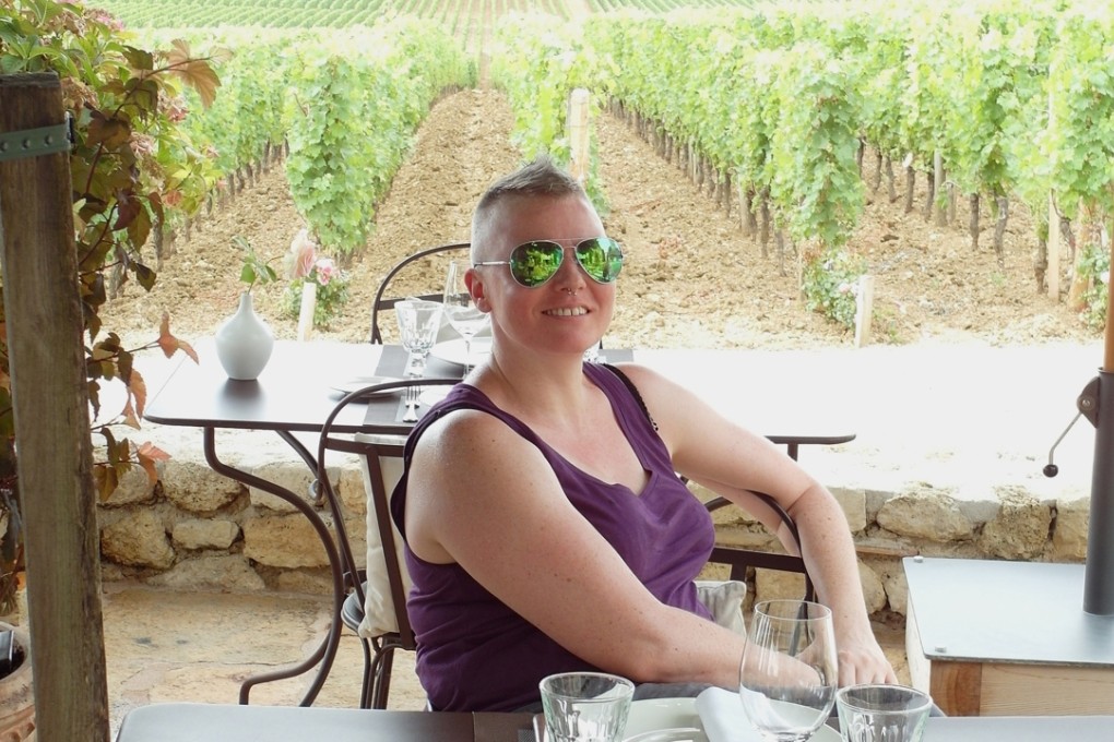 Bethan Clark, founder and director of Katterwall, at Chateau Troplong-Mondot in Saint-Emilion, Bordeaux