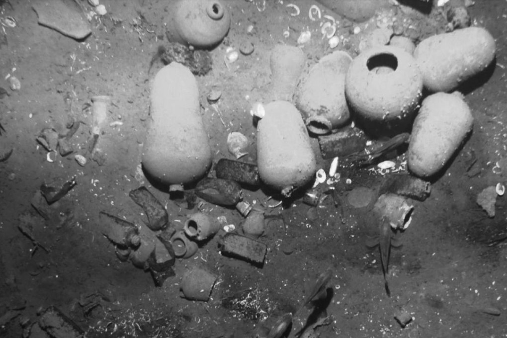 This undated handout picture shows the remains of the Spanish galleon San Jose sunk off the Caribbean coast of Cartagena de Indias, Colombia. Photo: AFP