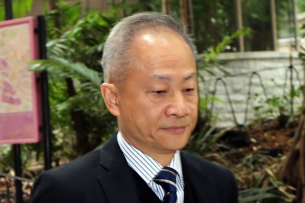 Michael Sung arriving at the inquiry this morning in Central. Photo: David Wong