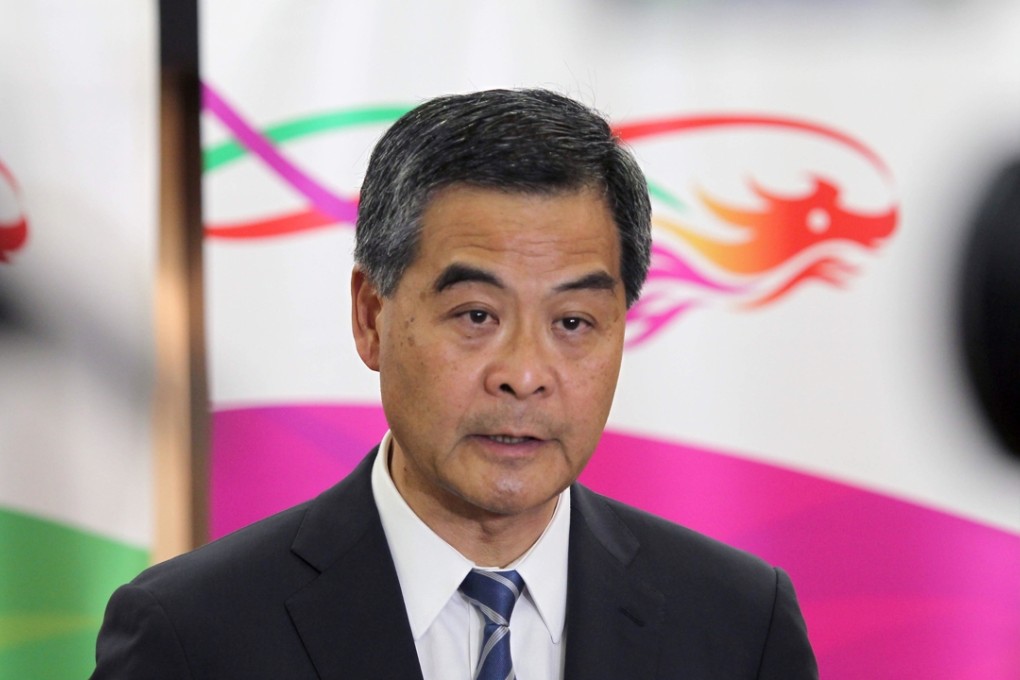 Hong Kong chief executive CY Leung Chun-ying wants the Copyright Amendment Bill passed as soon as possible. Photo: Simon Song