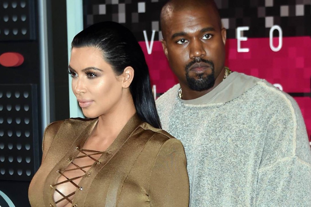 TV personality Kim Kardashian and singer Kanye West in an August 30 file photo. Photo: AFP