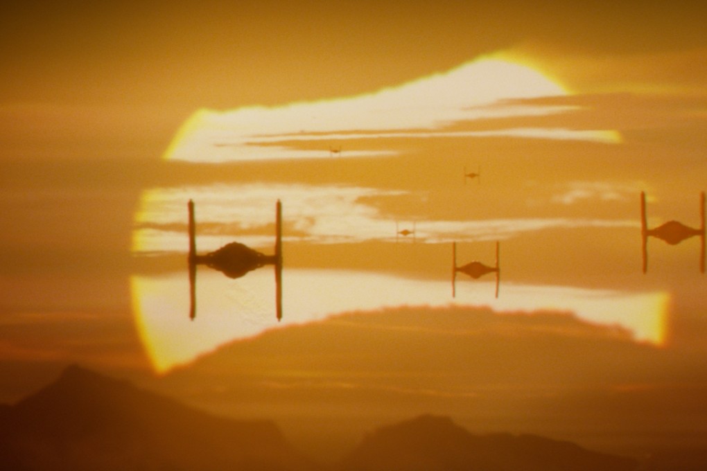 Scene from Star Wars: The Force Awakens.