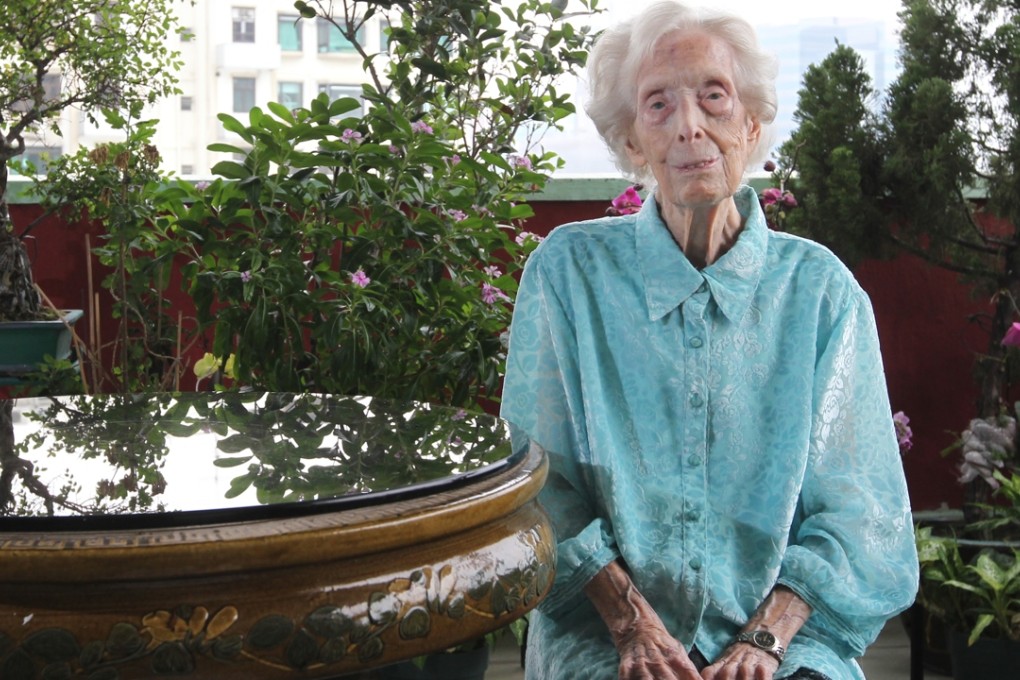 Elsie Tu at her home in Kwun Tong, as her 100th birthday approached. Photo: May Tse