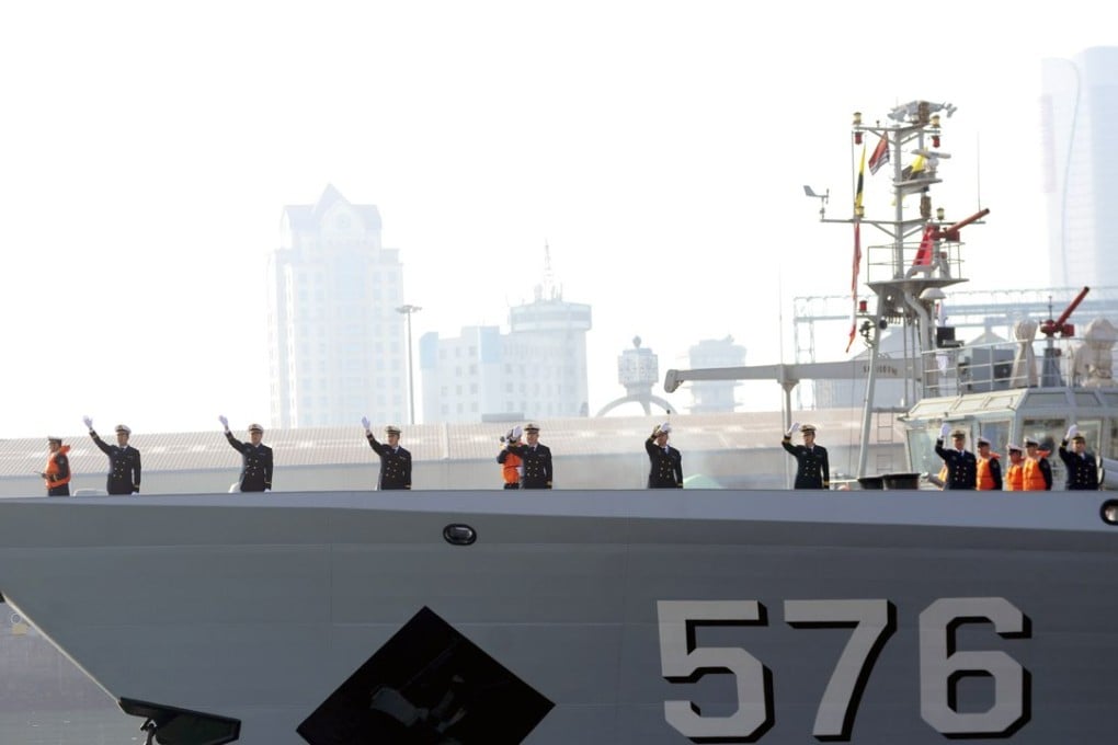 The People’s Liberation Army Navy in recent days organised a fleet to go to relevant seas in the South China Sea, by way of the Western Pacific, to carry out exercises, according to the defence ministry. Photo: Xinhua