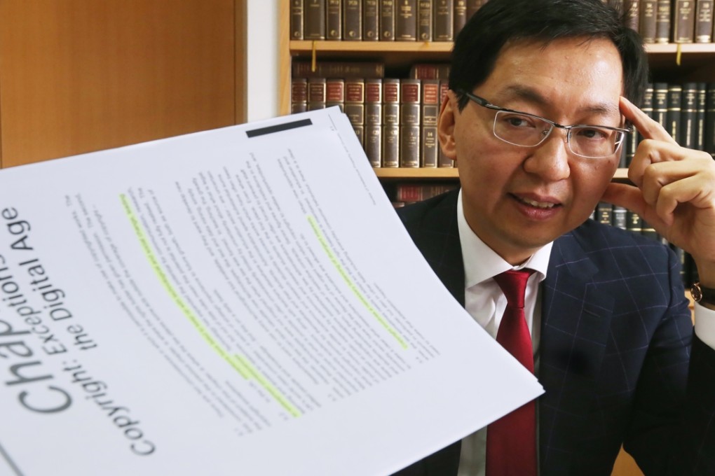 Copyright Tribunal deputy chairman Anthony Tong Tat-hay seeks to allay web users’ concerns over civil and criminal lawsuits. Photo: K. Y. Cheng