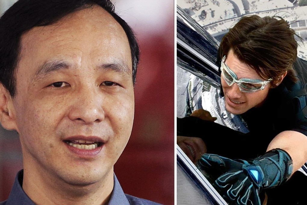 Taiwan presidential hopeful Eric Chu (left) admits he is no Tom Cruise as he faces a Mission: Impossible to overcome rival candidate Tsai Ing-wen, leader of the opposition Democratic Progressive Party, before next month’s election. Photos: Reuters, SCMP Pictures