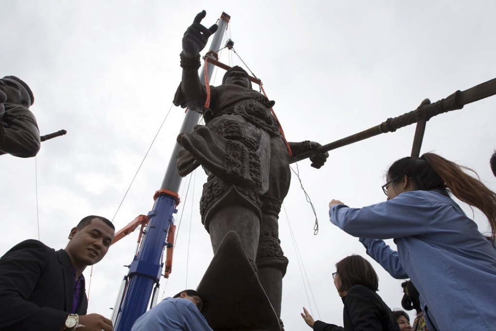 Rajabhakti Park, built in the seaside resort town of Hua Hin south of Bangkok and dedicated to the monarchy, has been at the centre of allegations of corruption and misspent funds. Photo: Reuters