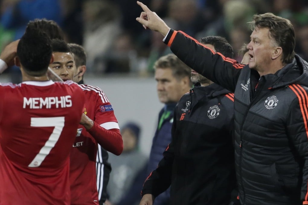 Manchester United manager Louis van Gaal is under increasing scrutiny for his team’s results and playing style but his side have drawn a relatively easy match against Midtjylland of Denmark in the round of 32 of the Europa League. Photo: AP