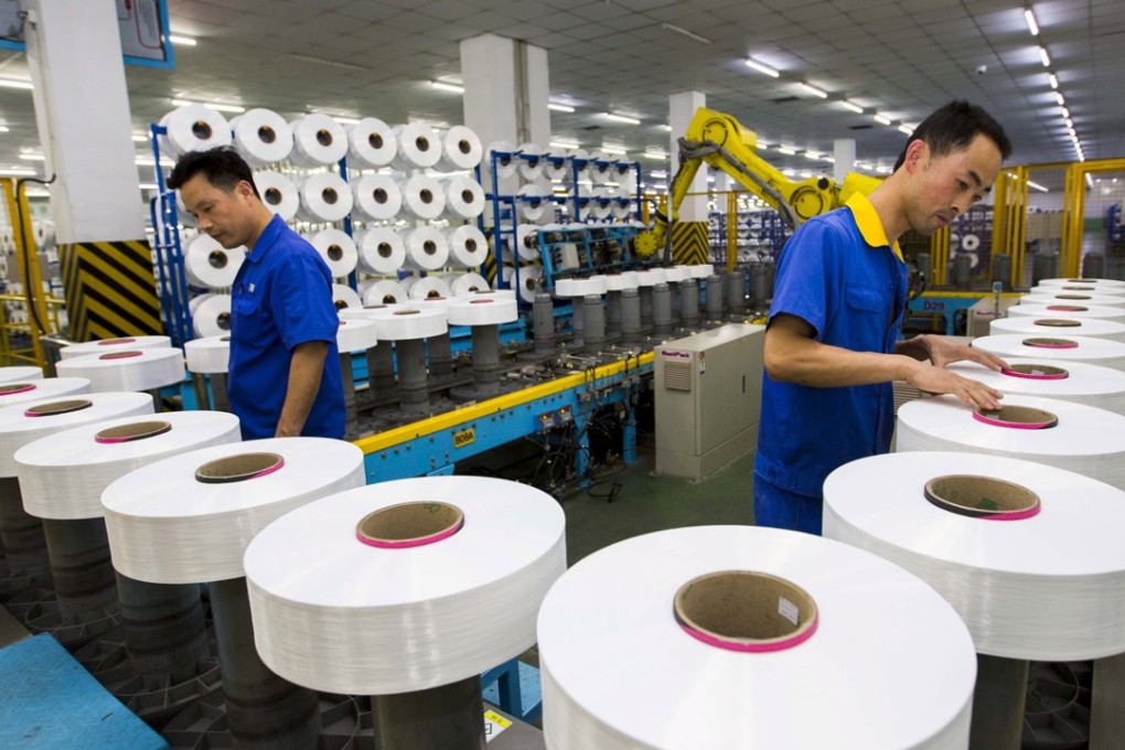 In 2014, big manufacturers in southern Jiangsu reported 7.6 per cent growth in industrial output, less than half of the 15.5 per cent rise recorded in 2010. Photo: Reuters