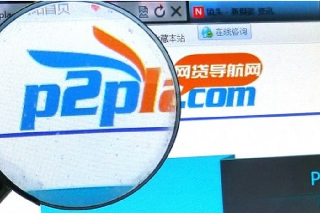 Peer-to-peer, or P2P, lending currently accounts for only a small part of China’s total loan businesses. Photo: SCMP Pictures.