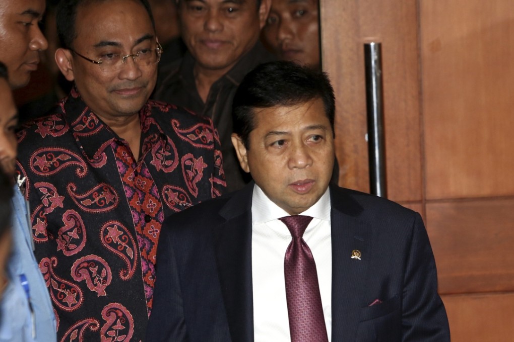 Indonesian House Speaker Setya Novanto, had tried to hang on to the powerful speaker post despite mounting pressure. Photo: AP