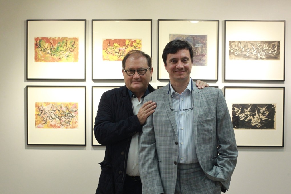 Yallay Gallery owner Jean Marc Decrop (left) and Rossi Rossi director Fabio Rossi (right). Photos: May Tse