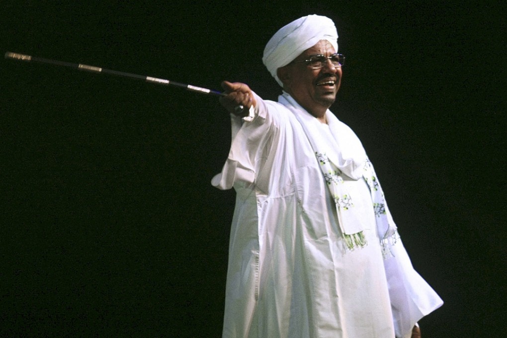 Sudan’s president Omar al-Bashir after a swearing-in ceremony in Khartoum, June 2015. Bashir has been indicted by the International Criminal Court on allegations of war crimes including mass murder. Photo: Reuters