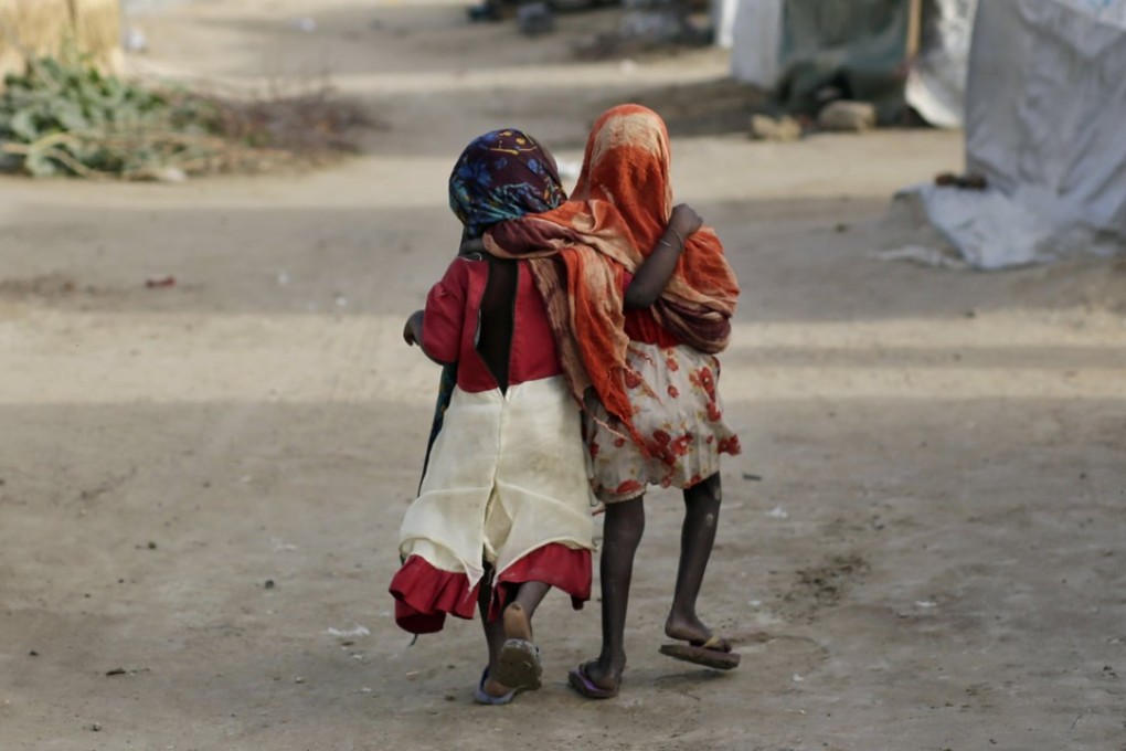 Children as young as nine reported trading oral sex and other acts in exchange for food in the middle of a war zone. Photo: AP