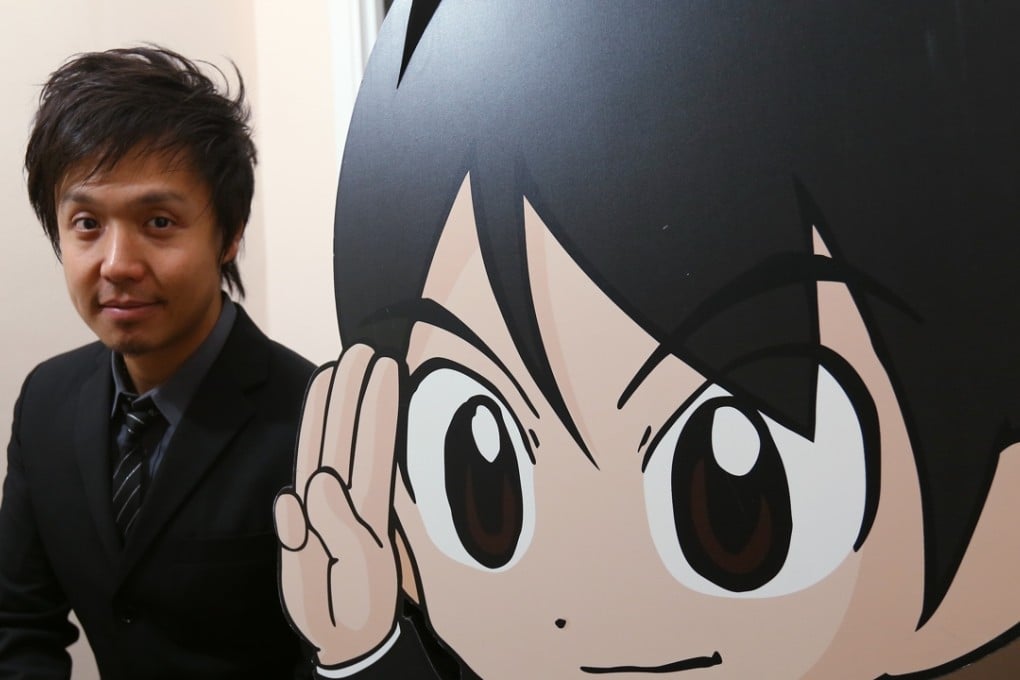 All-Star Education’s celebrity English language tutor Karson Oten Van Karno wants sponsors with a ‘positive’ message for his tutorials. Photo: Edmond So