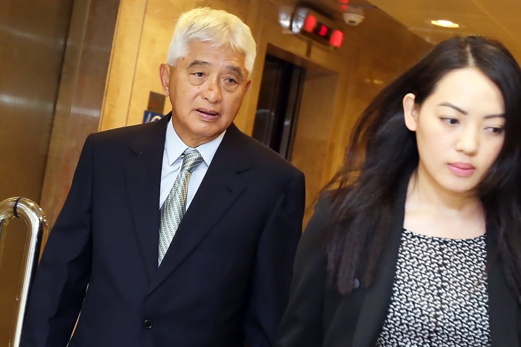 Former Citic Pacific chairman Larry Yung arrives at the Market Misconduct Tribunal hearing last month.
