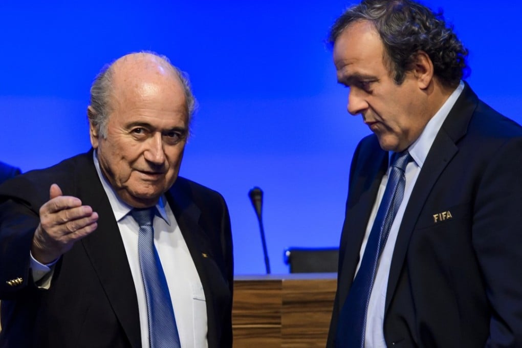 Disgraced: Fifa president Sepp Blatter and Uefa chief Michel Platini have both been banned for eight years by the Fifa ethics committee. Photo: AFP
