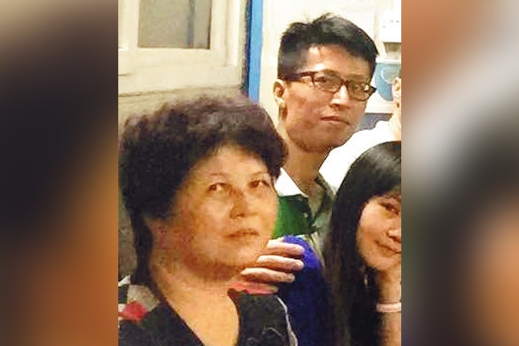 Missing fiancé Peng Chuxin, centre, his mother, left, who is also missing and an unnamed younger woman. Photo: Ifeng.com