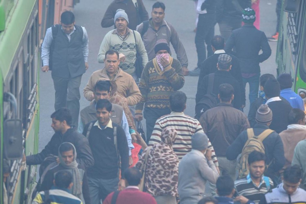Earlier this month, PM2.5 levels in Delhi were 1½ times worse than Beijing’s. Being in the city was akin to “living in a gas chamber”. Photo: AFP