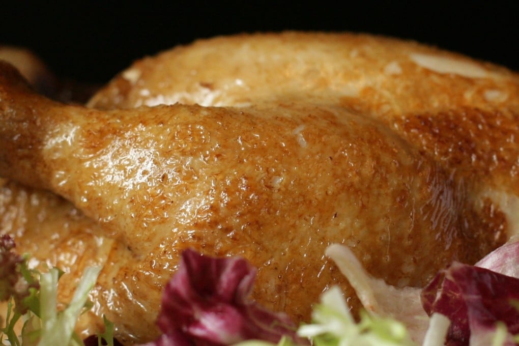 As long as the chicken was not raised using chemicals, and it is not battered or deep-fried, you can eat the skin occasionally and in small quantities.