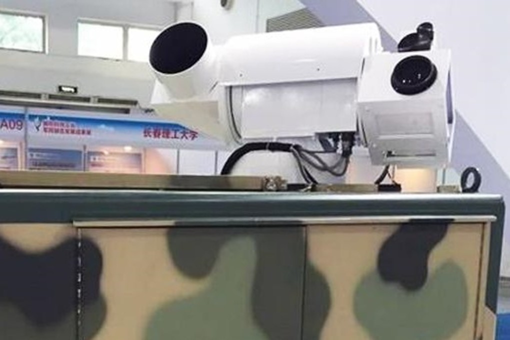 A new laser cannon, which has been developed by Chinese scientists. Photo: SCMP Pictures