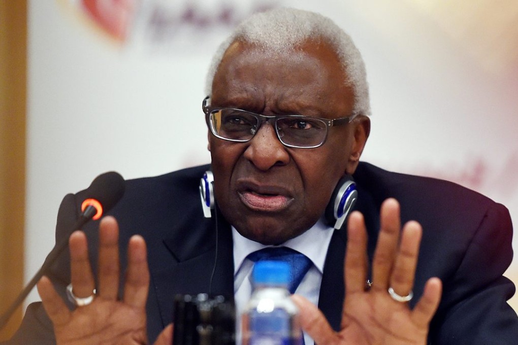 Former IAAF president Lamine Diack is now accused of “active corruption”, which generally involves offering bribes. Photo: AFP