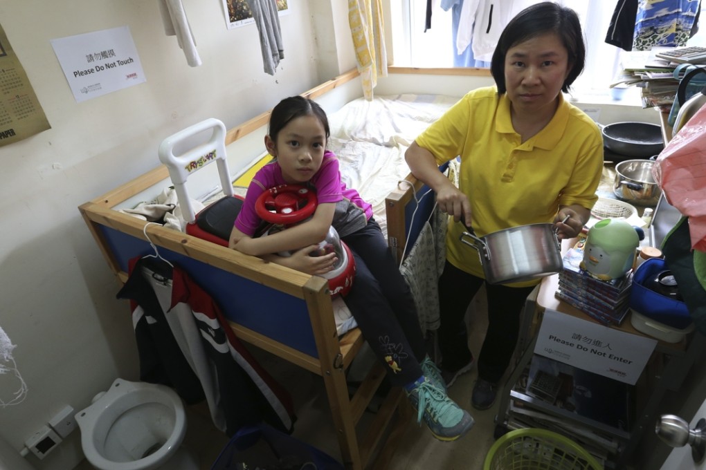 The rent of subdivided housing have surged 56 per cent since 2012, outpacing the rise in prices for the city’s most expensive flats during the period. Photo: David Wong