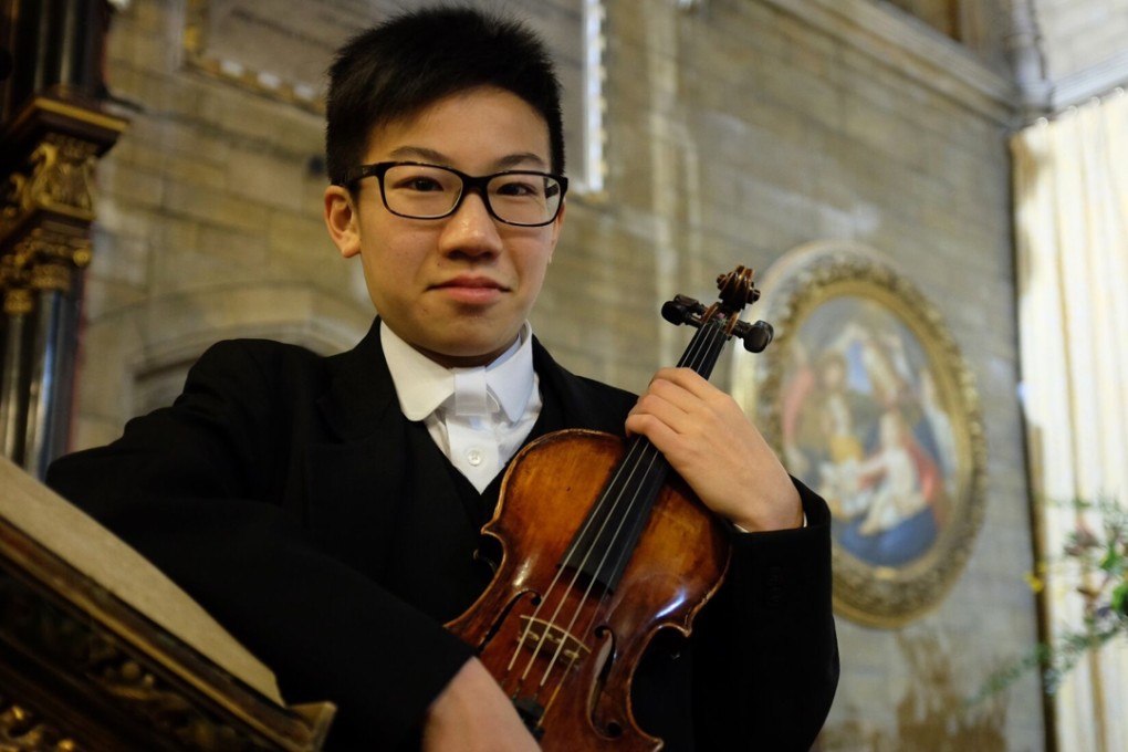 Hong Kiu Mak is one of the Eton College scholars who’ll be performing in a January 2 charity concert. .